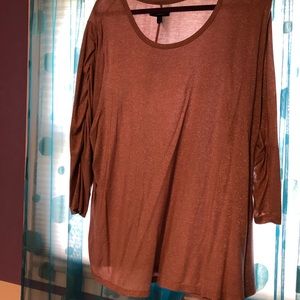 Lane Bryant pink glitter shirt, size 22/24